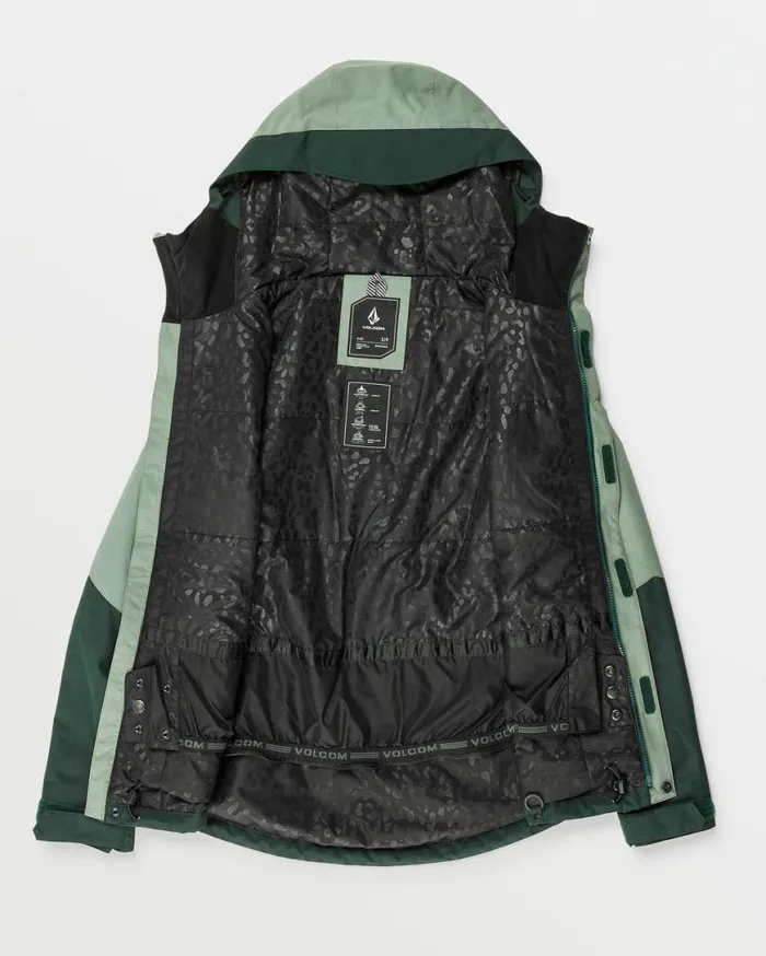 Womens Bolt Insulated Jacket 8211 Scarab Womens Volcom Jackets