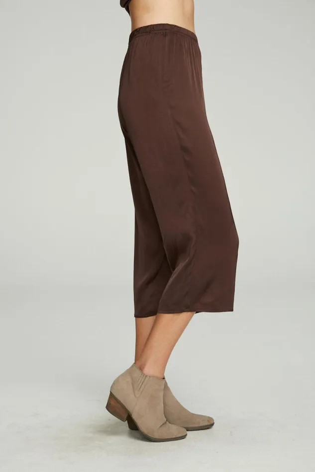 Womens Chaser Brand Bottoms Cropped Wide Leg Culotte