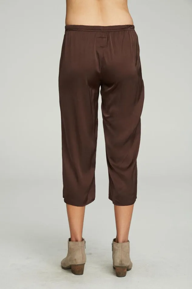 Womens Chaser Brand Bottoms Cropped Wide Leg Culotte