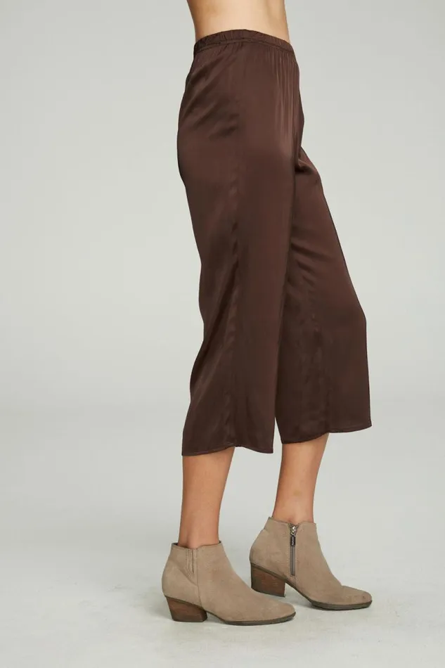 Womens Chaser Brand Bottoms Cropped Wide Leg Culotte