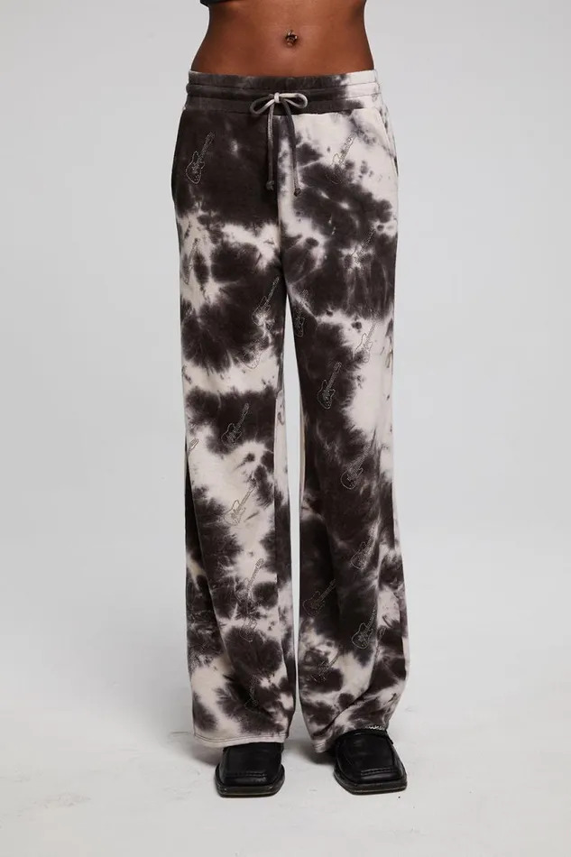 Womens Chaser Brand Bottoms Diamond Rock Joggers