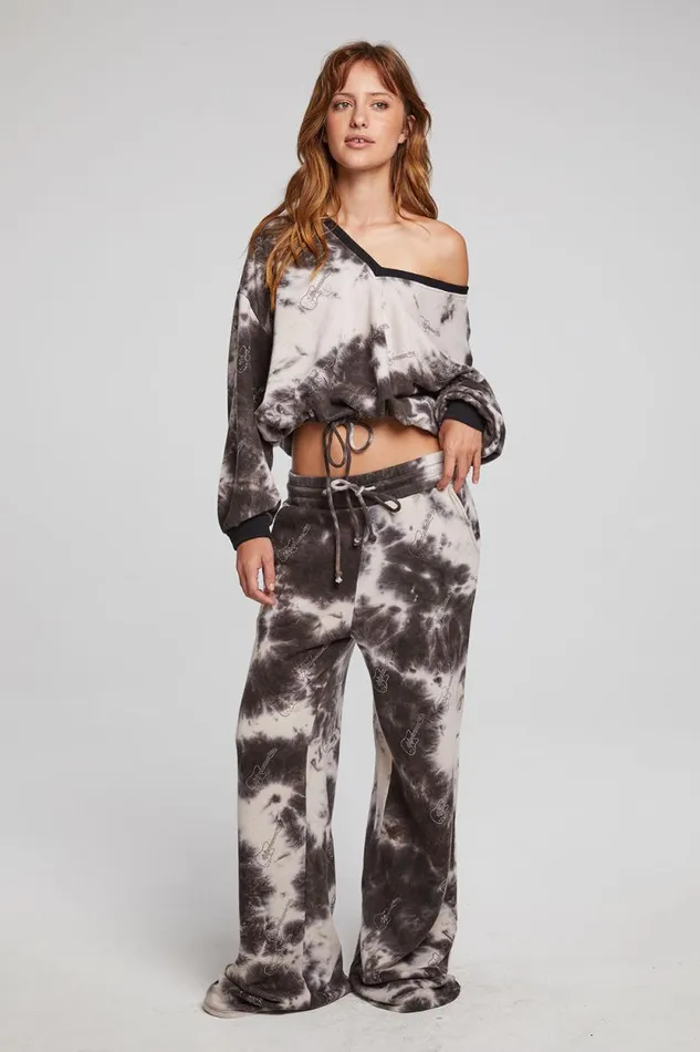 Womens Chaser Brand Bottoms Diamond Rock Joggers