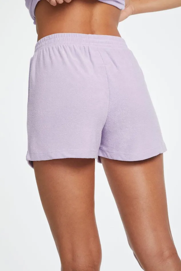 Womens Chaser Brand Bottoms Ollie Boxer Shorts 8211 Digital Lavender