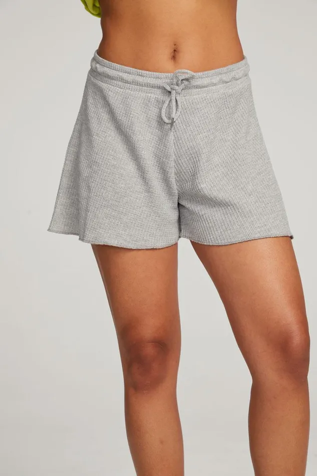 Womens Chaser Brand Bottoms Paseo Grey Marl Shorts