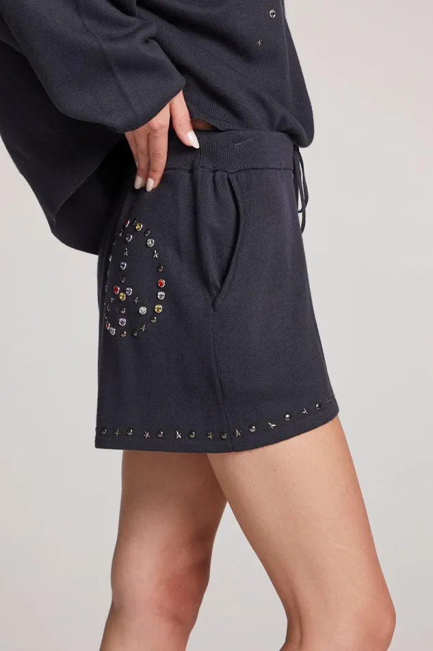 Womens Chaser Brand Bottoms Peace Jewels Shorts