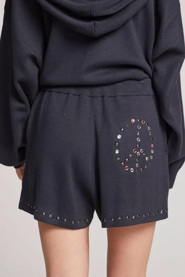Womens Chaser Brand Bottoms Peace Jewels Shorts