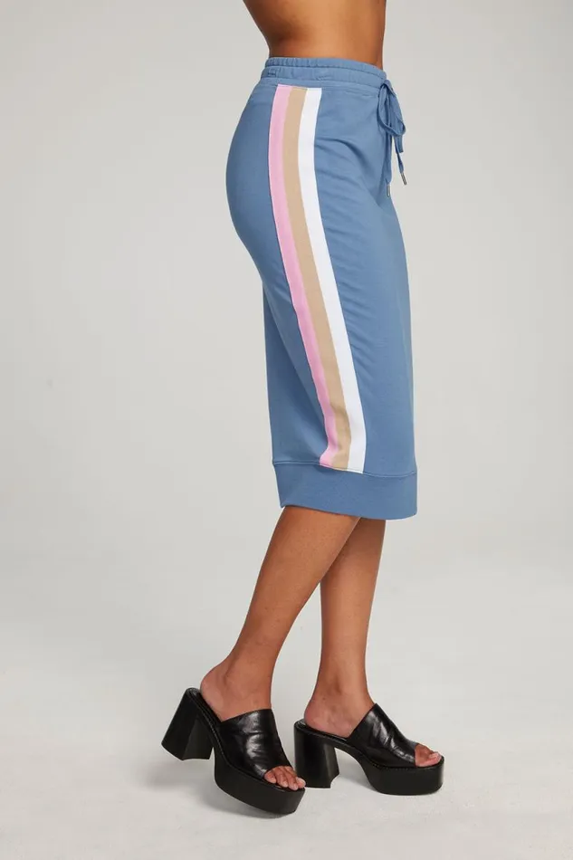 Womens Chaser Brand Bottoms Sundance Vintage Blue Midi Skirt