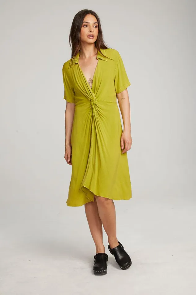 Womens Chaser Brand Dresses Elsa Citron Midi Dress