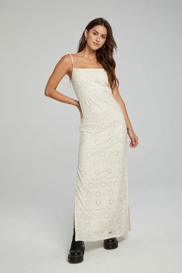 Womens Chaser Brand Dresses Palisades Maxi Dress 8211 Gardenia