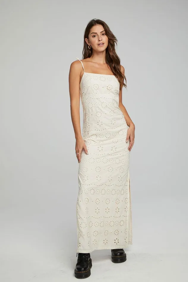 Womens Chaser Brand Dresses Palisades Maxi Dress 8211 Gardenia
