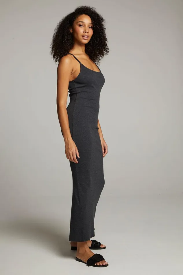 Womens Chaser Brand Loungewear Emma Black Maxi Dress