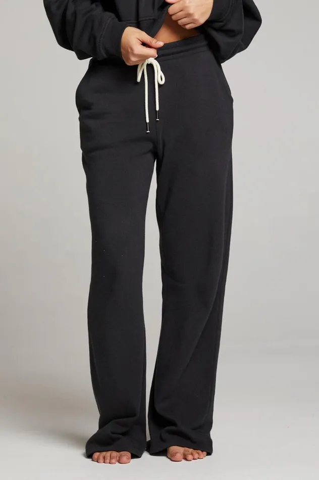 Womens Chaser Brand Loungewear Sandyy Licorice Trousers