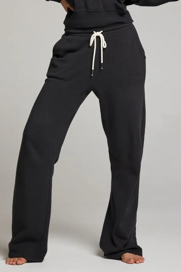Womens Chaser Brand Loungewear Sandyy Licorice Trousers