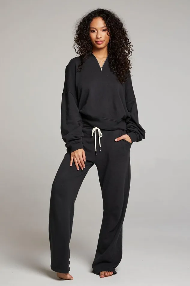 Womens Chaser Brand Loungewear Sandyy Licorice Trousers