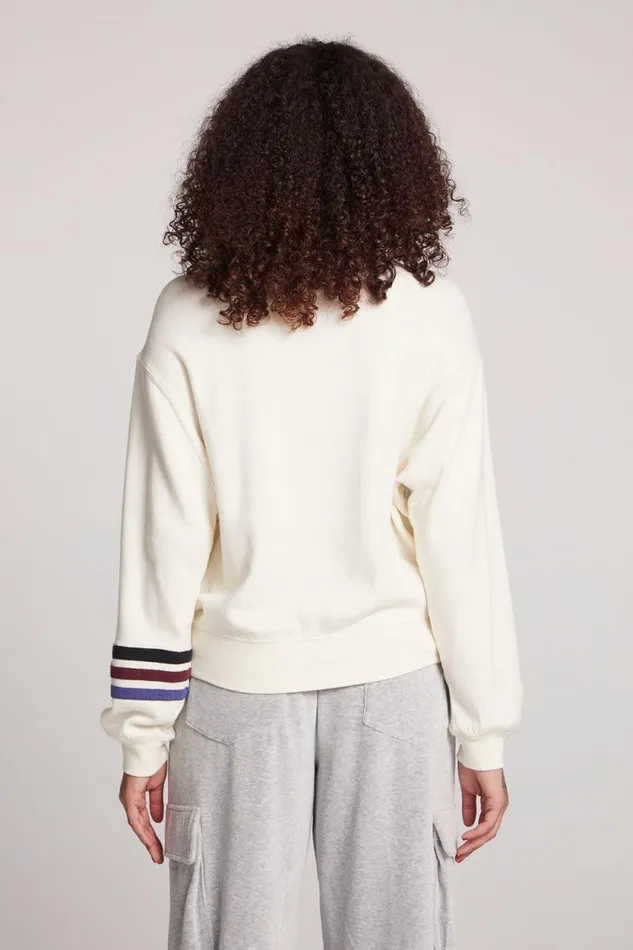 Womens Chaser Brand Tops Apres Ski Hearts Pullover