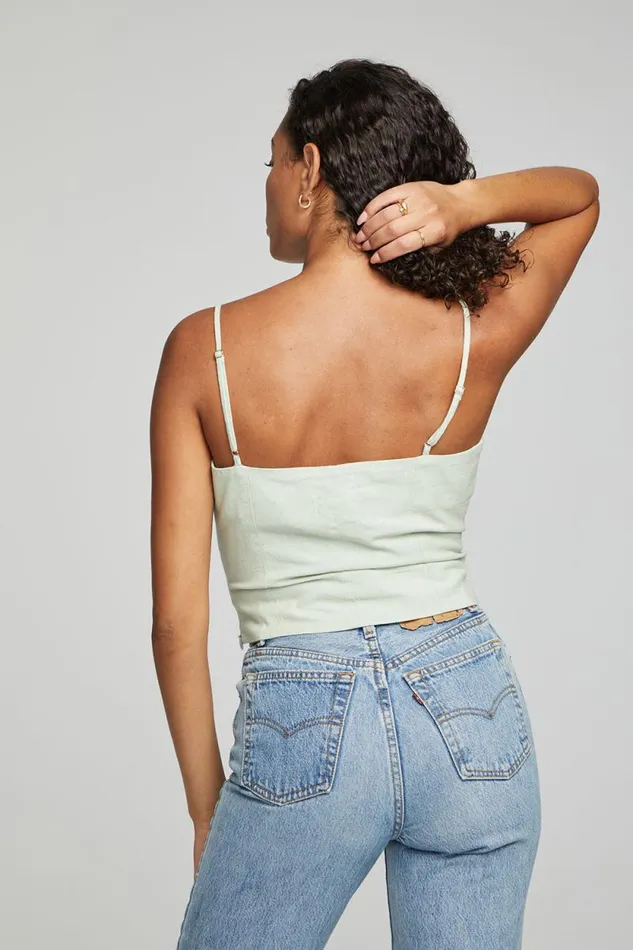 Womens Chaser Brand Tops Cara Tank Top 8211 Sage