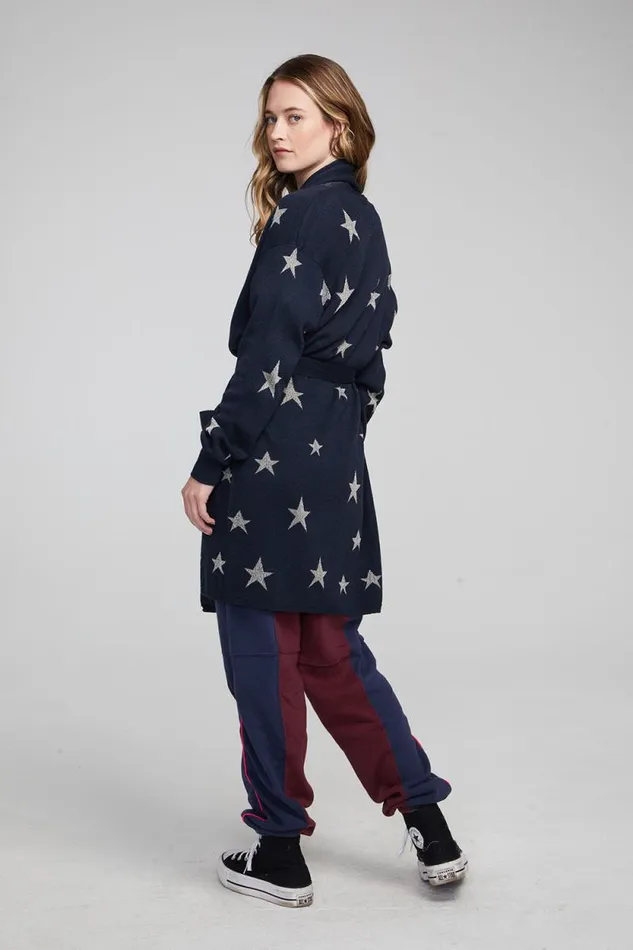 Womens Chaser Brand Tops Eve Star Struck Sweater