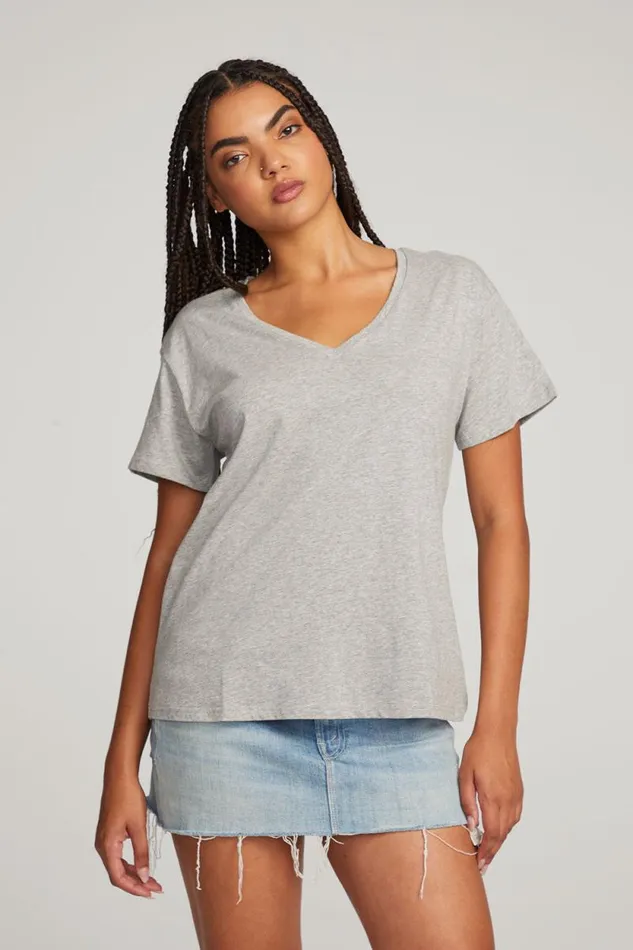Womens Chaser Brand Tops Everyday Essential Vneck Tee
