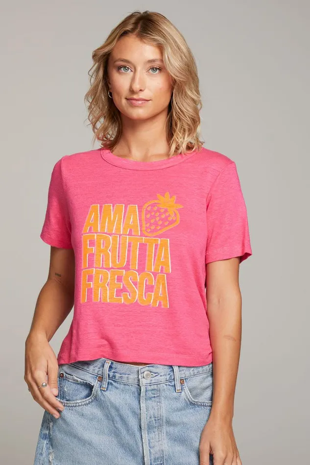 Womens Chaser Brand Tops Frutta Fresca Tee