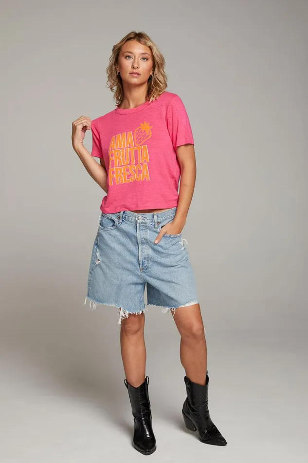 Womens Chaser Brand Tops Frutta Fresca Tee