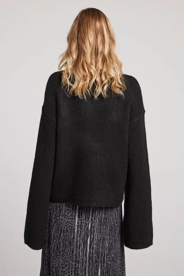 Womens Chaser Brand Tops Geenie Licorice Long Sleeve