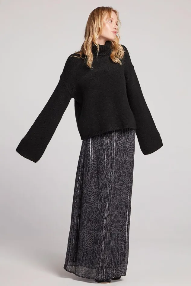 Womens Chaser Brand Tops Geenie Licorice Long Sleeve