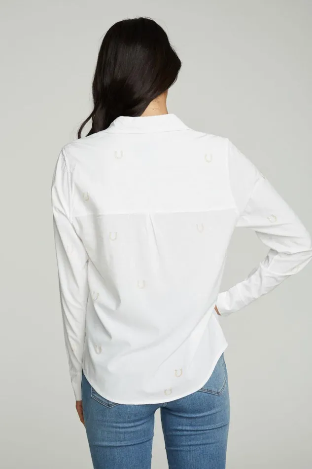 Womens Chaser Brand Tops Horseshoes