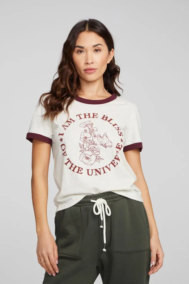 Womens Chaser Brand Tops I Am Bliss Tee