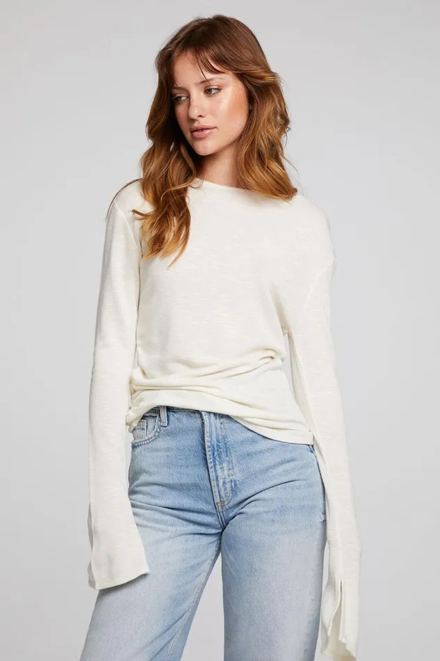 Womens Chaser Brand Tops Nyla Starry White Blouse