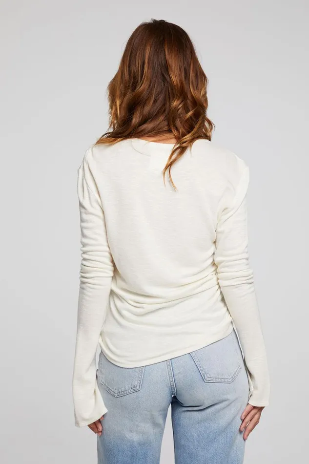 Womens Chaser Brand Tops Nyla Starry White Blouse