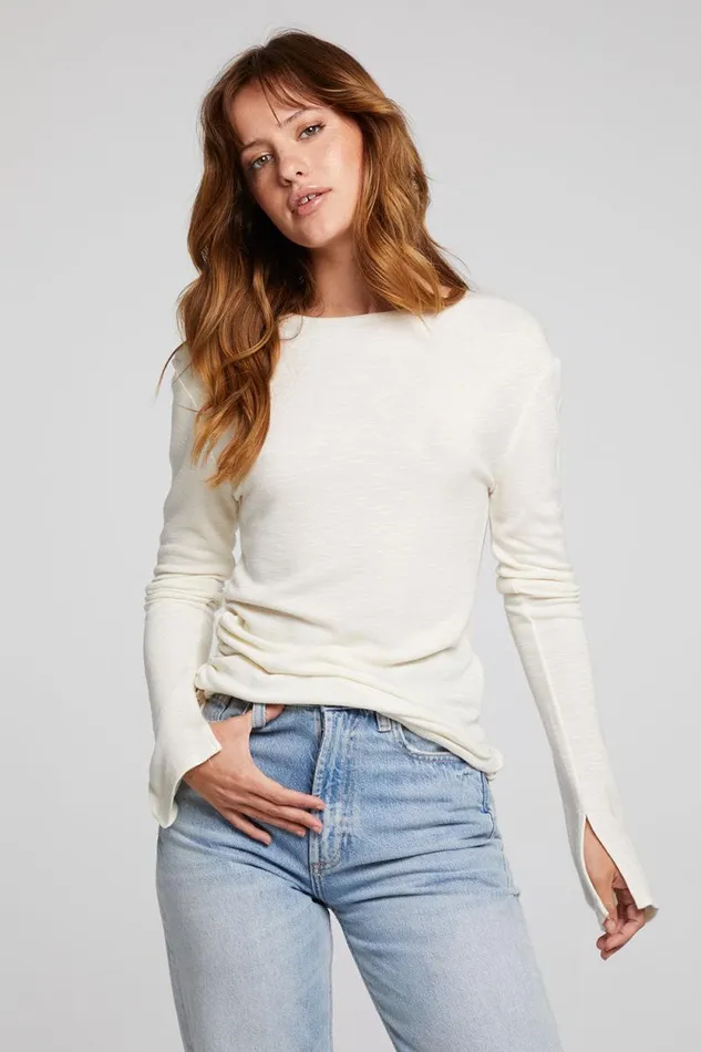 Womens Chaser Brand Tops Nyla Starry White Blouse