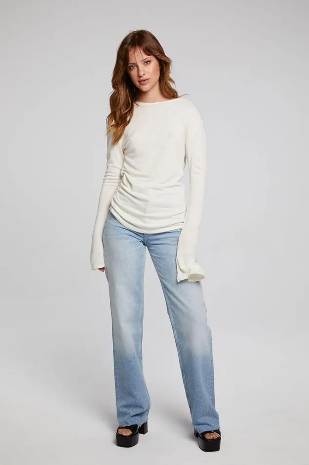 Womens Chaser Brand Tops Nyla Starry White Blouse