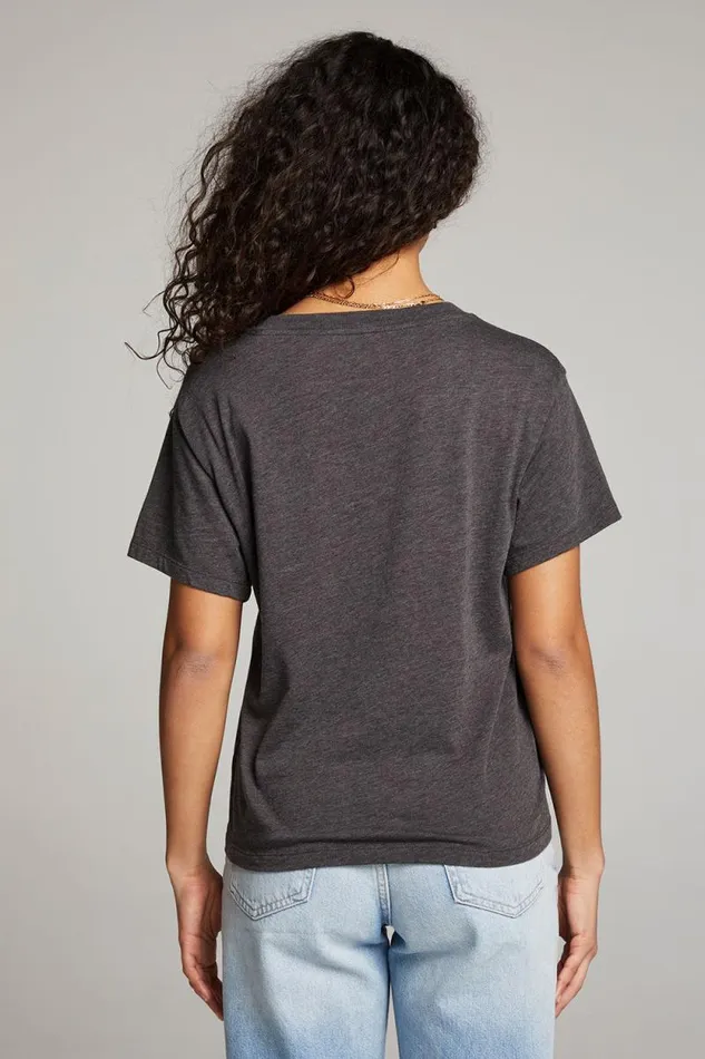 Womens Chaser Brand Tops Sun Records Elvis Vinyl Crewneck Tee