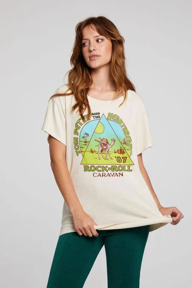 Womens Chaser Brand Tops Tom Petty Rock039n039Roll Caravan