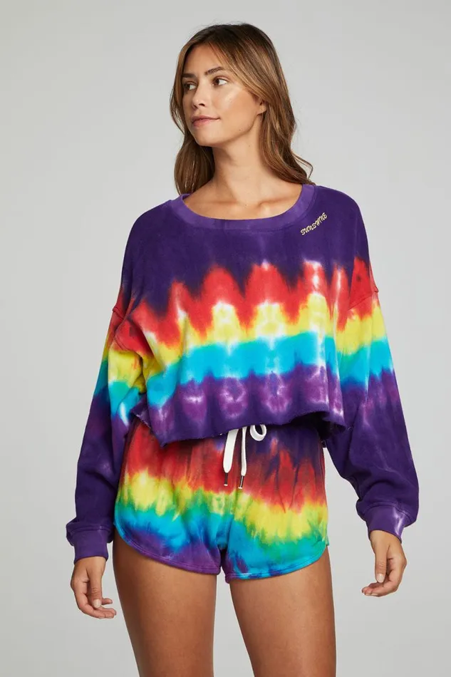 Womens Chaser Brand Tops Zodiac Pullover