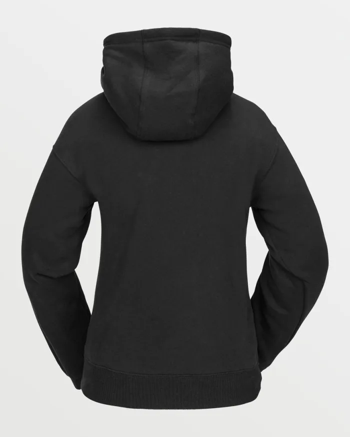 Womens Costus Pullover Fleece 8211 Black Womens Volcom Layering