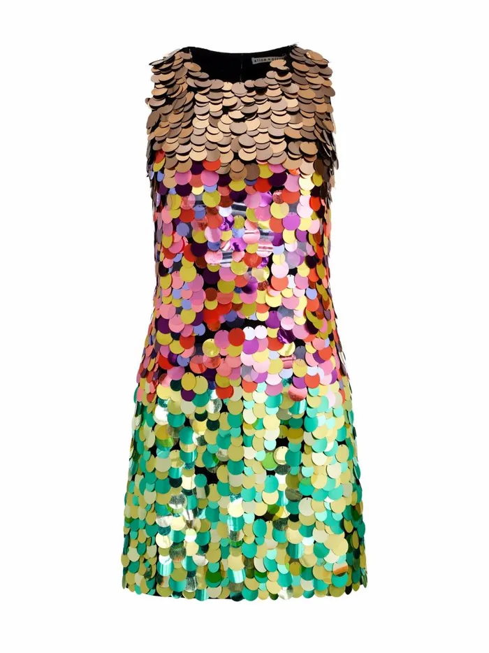 Womens Dresses Alice Olivia Clyde Embellished Shift Dress Multi