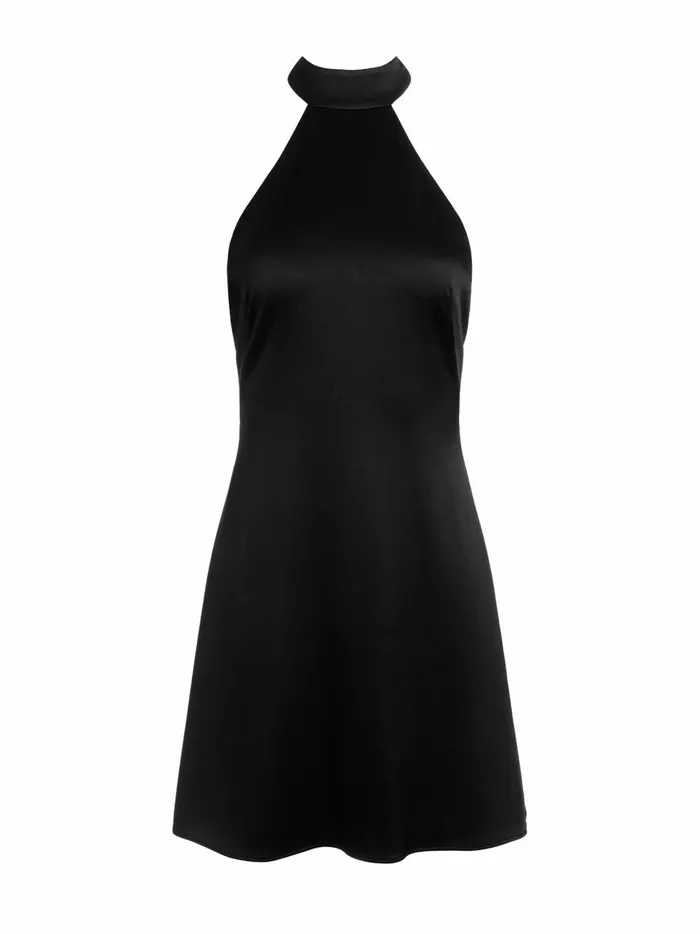 Womens Dresses Alice Olivia Koi Halterneck Mini Dress Black