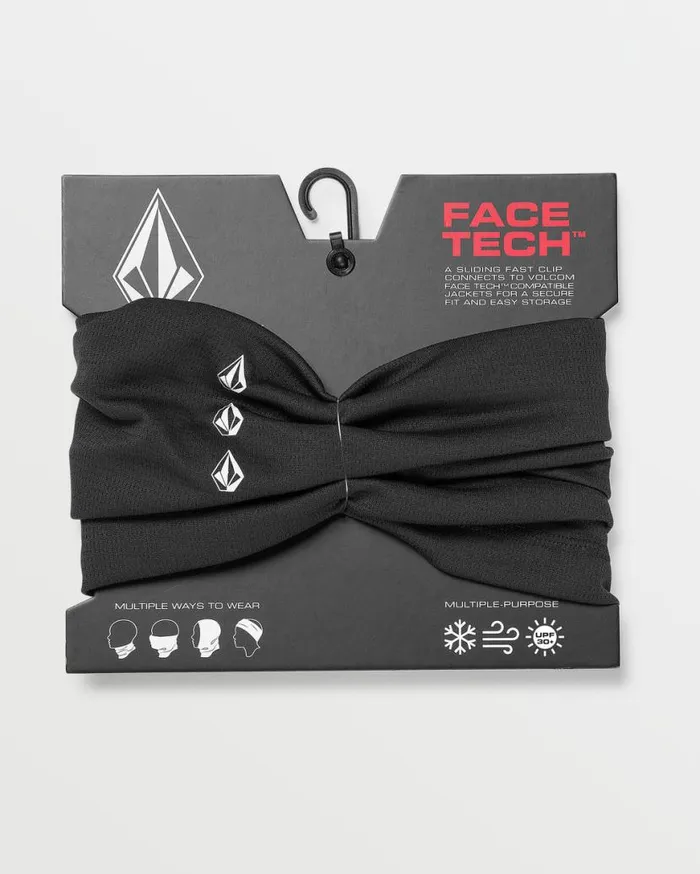 Womens Face Tech MultiTube 8211 Black Womens Volcom Accessories