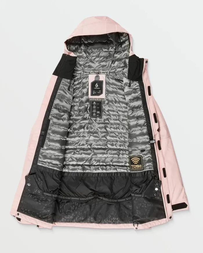 Womens Larx 2L Tds Infrared Parka 8211 Adobe Rose Womens Volcom Jackets