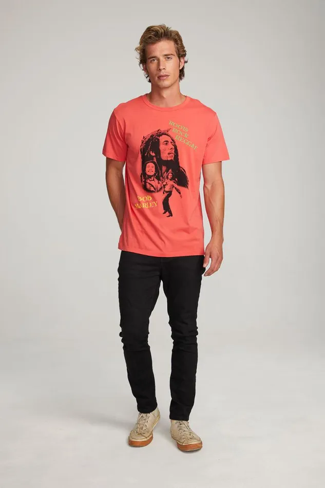 WomensMens Chaser Brand Music Bob Marley Roots Rock Reggae Mens Tee