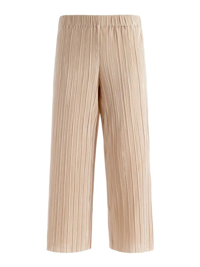 Womens Pants Alice Olivia Benny Elastic Waistband Ankle Pant Almond