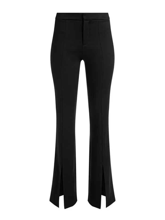 Womens Pants Alice Olivia Princess Contrast Piping Pant Blackoff White