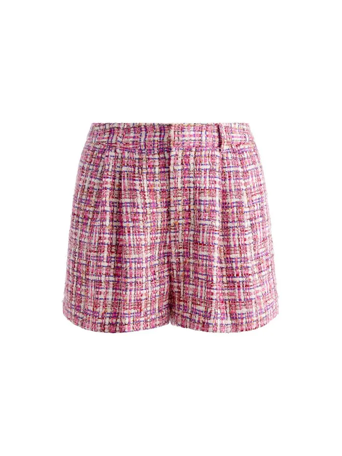 Womens Shorts Alice Olivia Conry Pleated Short Candy Multi