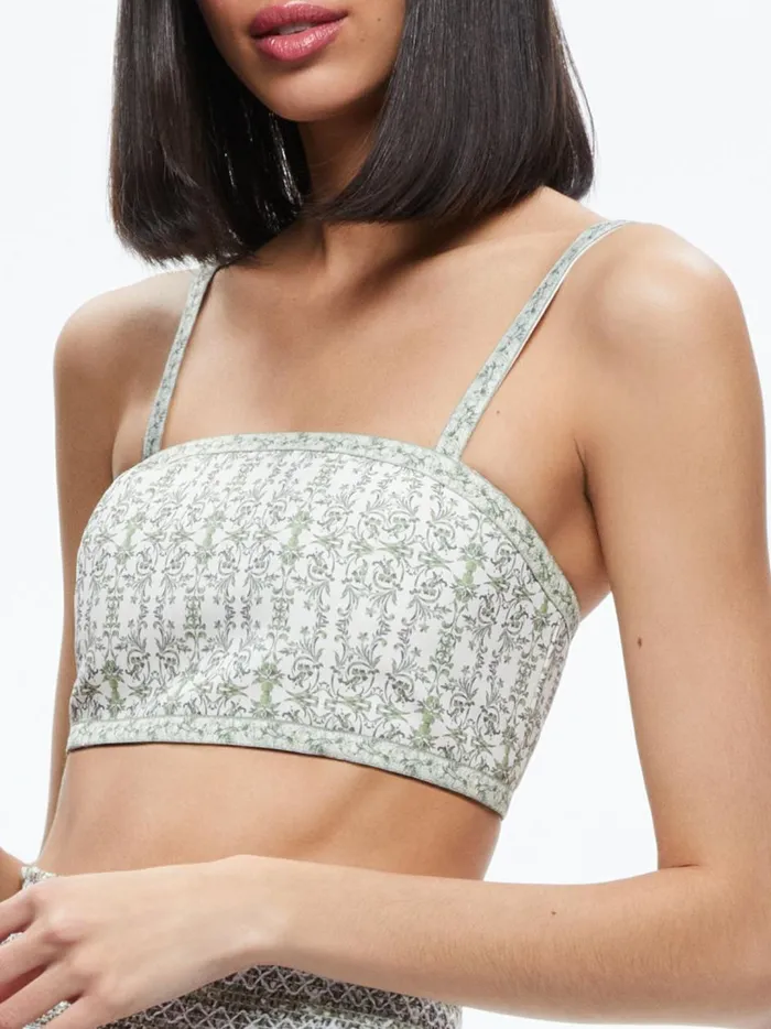 Womens Tops Alice Olivia Sasha Bandeau Bra Top Republic Geo