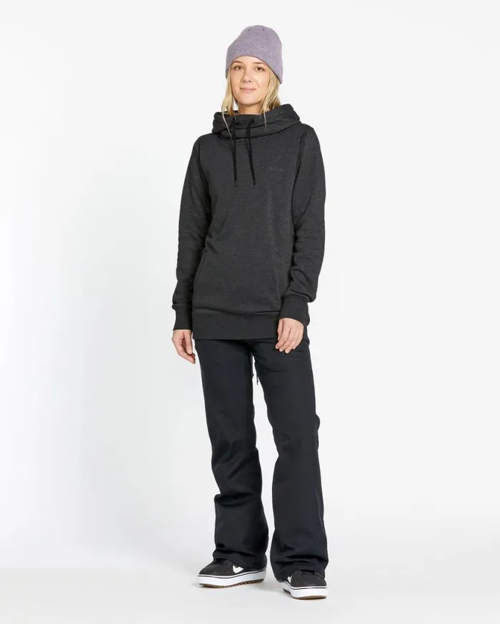 Womens Tower Pullover Fleece 8211 Black Womens Volcom Hiking