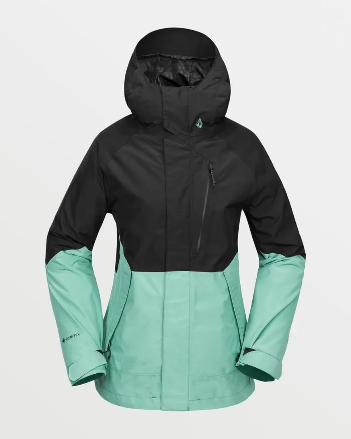 Womens VCo Aris GoreTex Jacket 8211 Wasabi Womens Volcom Jackets