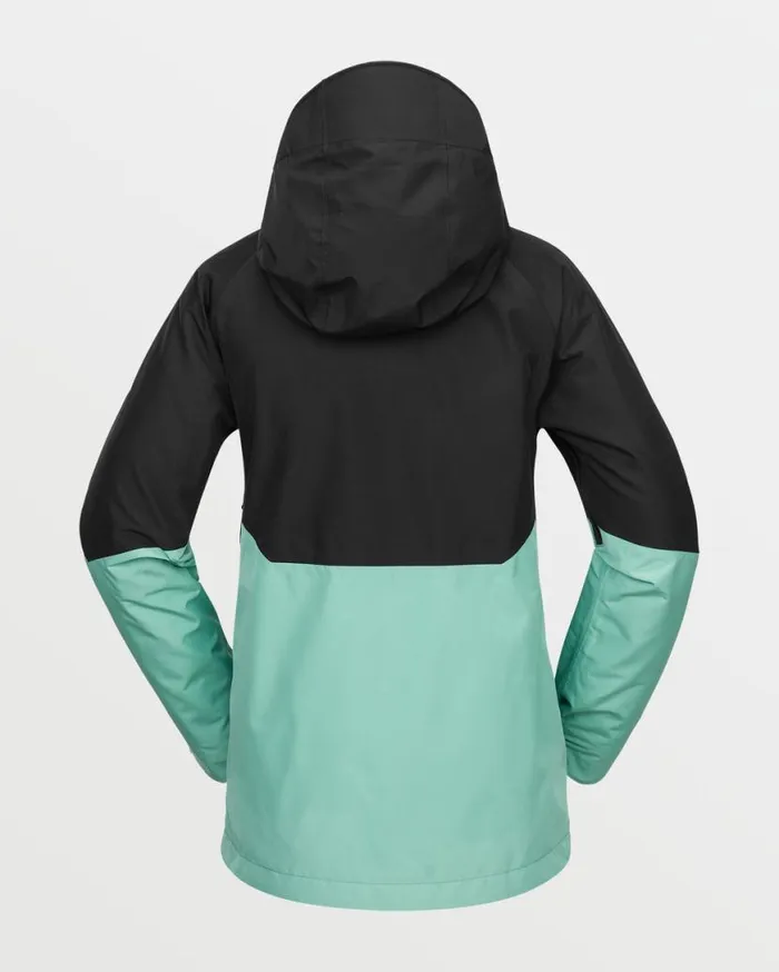 Womens VCo Aris GoreTex Jacket 8211 Wasabi Womens Volcom Jackets