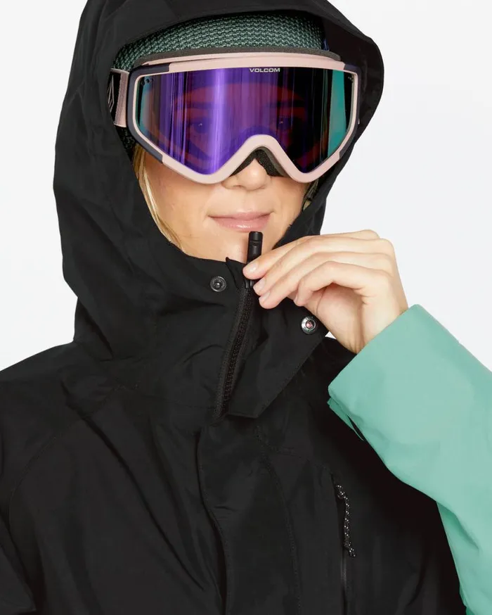 Womens VCo Aris GoreTex Jacket 8211 Wasabi Womens Volcom Jackets