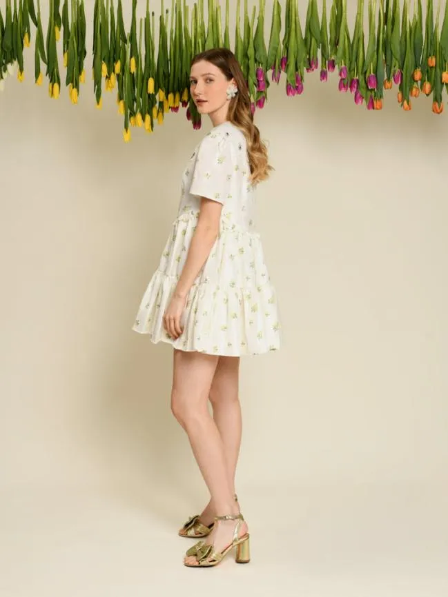 Womenswear DREAM Ditsy Pick Mini Dress Pearled Ivory Sister Jane Womenswear DREAM Ditsy Pick Mini Dress Pearled Ivory Sister Jane